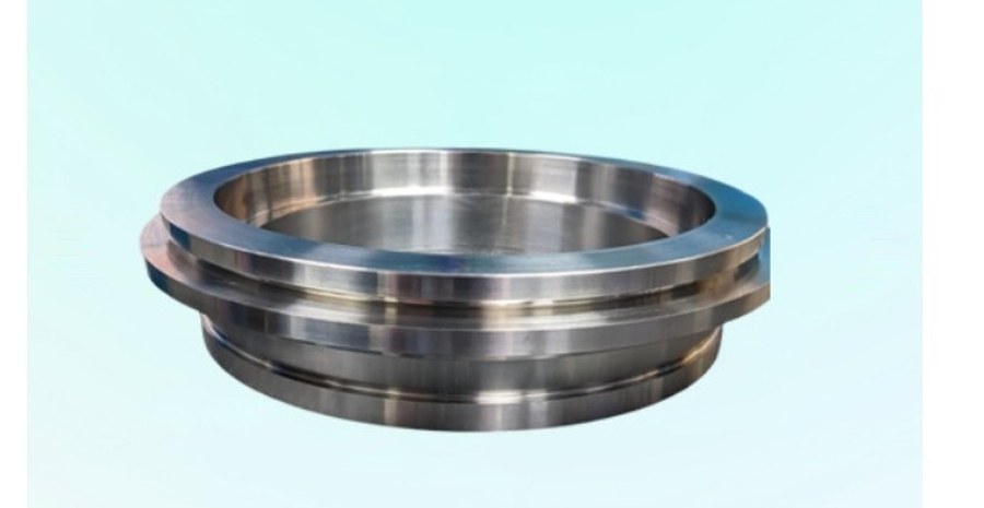 Precision nickel-based superalloy ring machined on a vertical turning lathe by Machinetech Industries